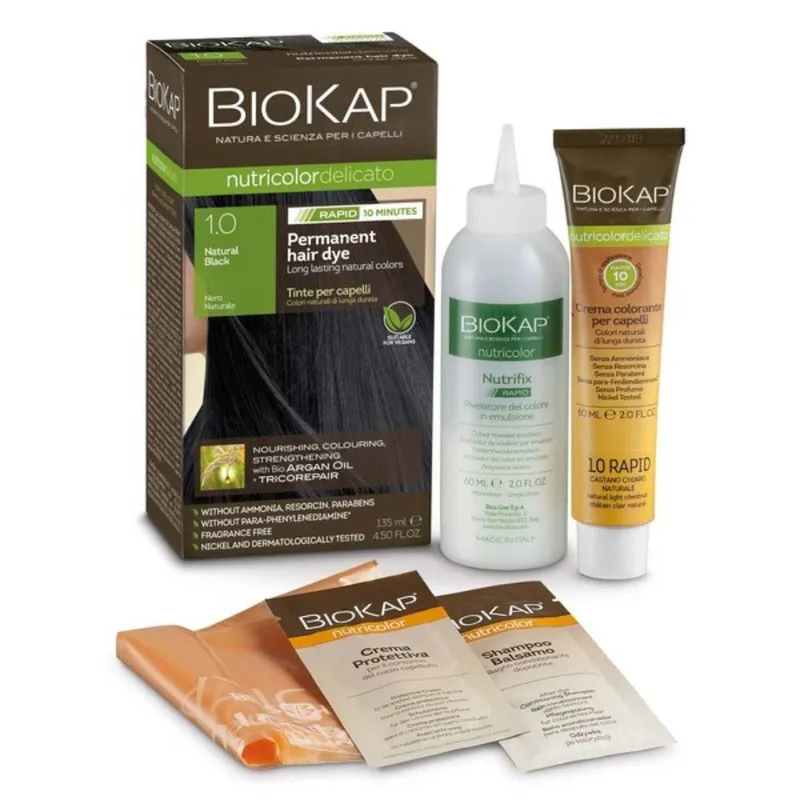Biokap Natural Black 1.0 Rapid Hair Dye
