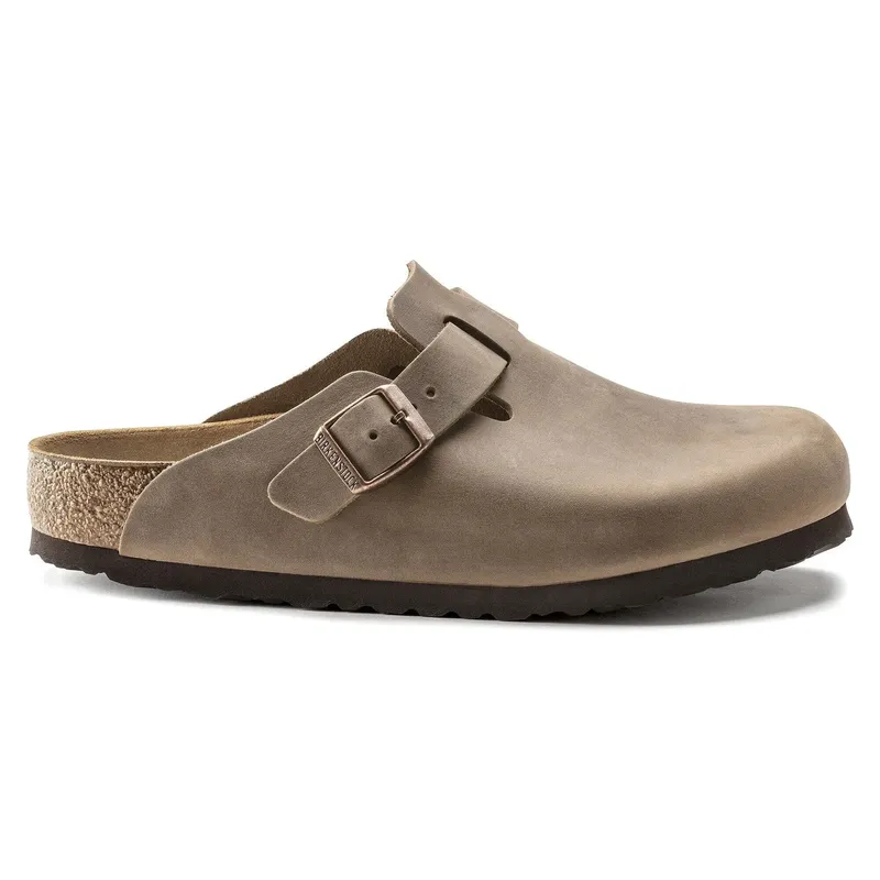 Sandals Birkenstock Boston Leoi Marron 39 Étroit