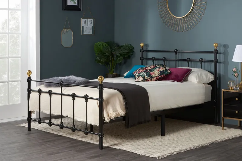 Birlea Atlas Bed in Black Size: Single Black Single