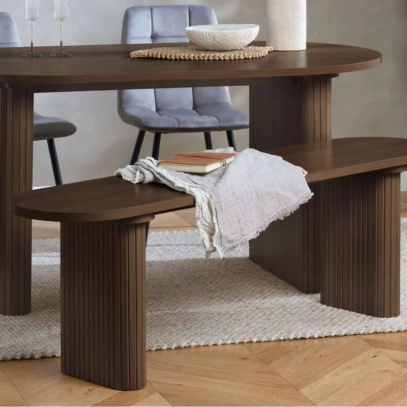Birlea Unisex Axel Dining Bench in Brown Brown female