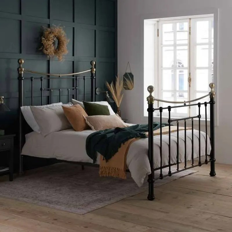 Birlea Unisex Bronte Bed in Black Size: Double Black female