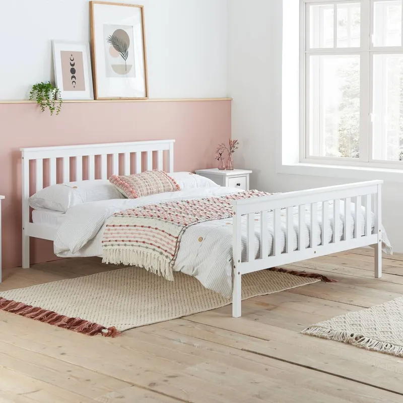 Birlea Unisex Oxford Bed in White Size: Single White Single female