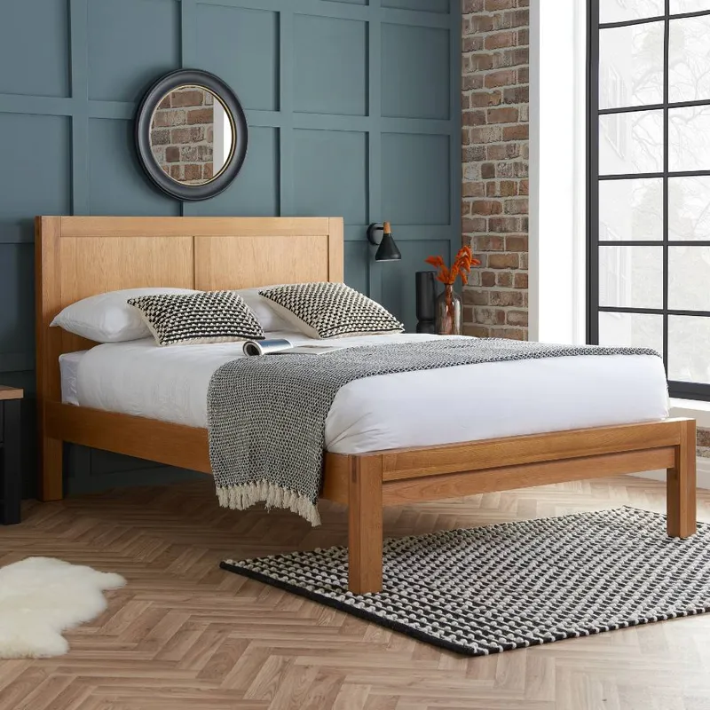 Birlea Unisex Bellevue Bed in Light Brown Size: Double Light Brown Double female