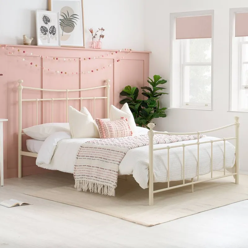Birlea Emily Bed in Cream Size: Single Cream Single