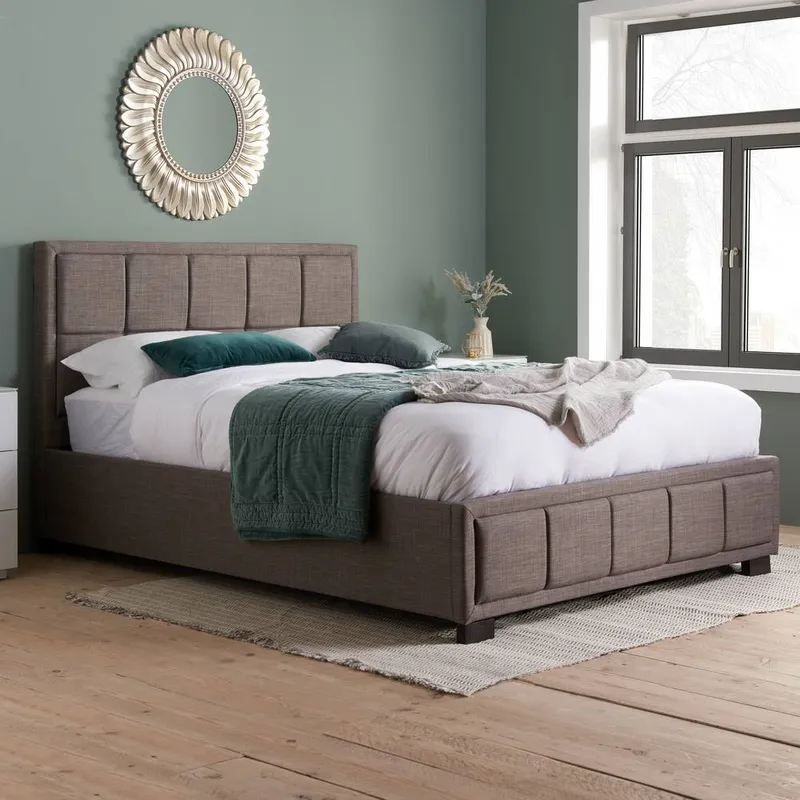Birlea Hannover Bed in Grey Size: King Grey King