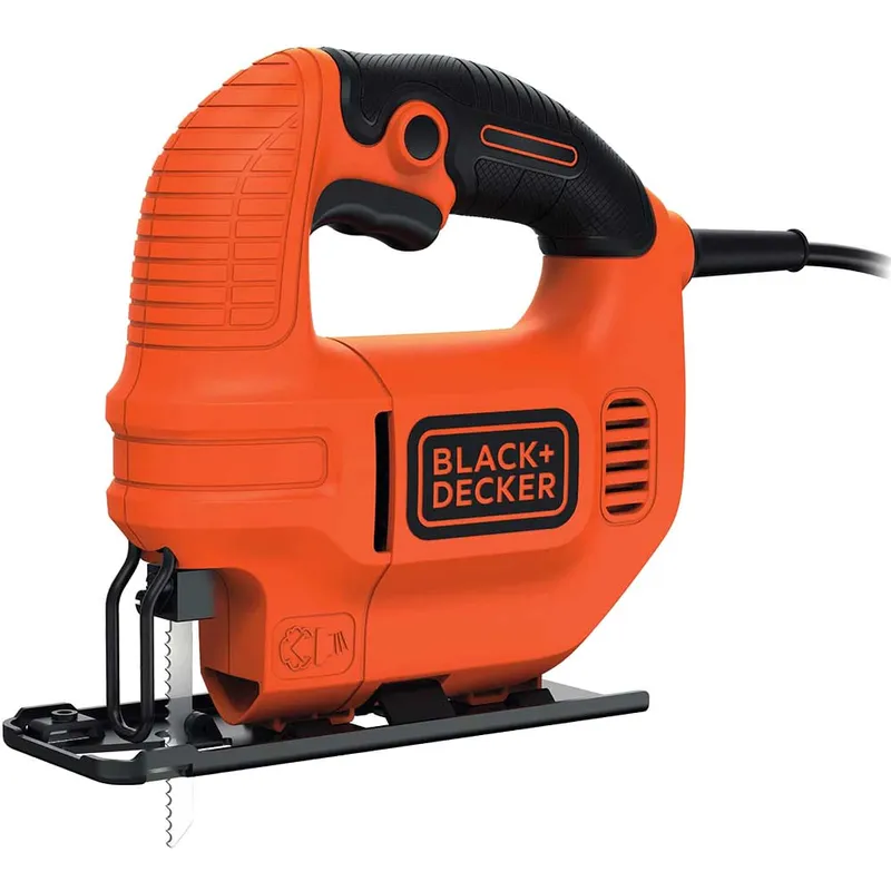 Black & Decker Black&decker - Black and Decker 400w Jigsaw Bevel Cut 240v Low Vibration and X6 Blades KS501-GB