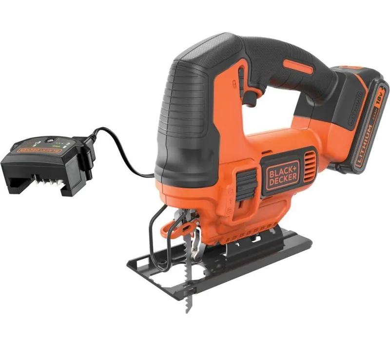 Black + Decker Black Decker 18V Cordless Jigsaw - Black & Orange