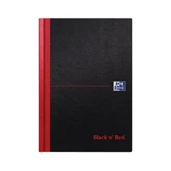 Black n Red Black n' Red Casebound Hardback Notebook 192 Pages A5 (5 Pack)