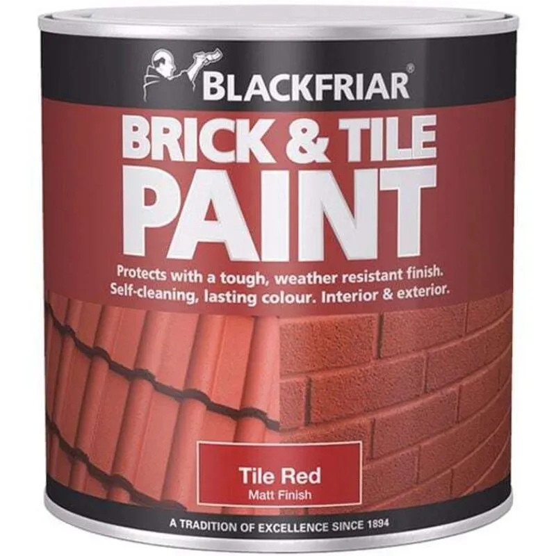 Blackfriar - Brick & Tile Paint Matt Red 250ml BKFBTMR250