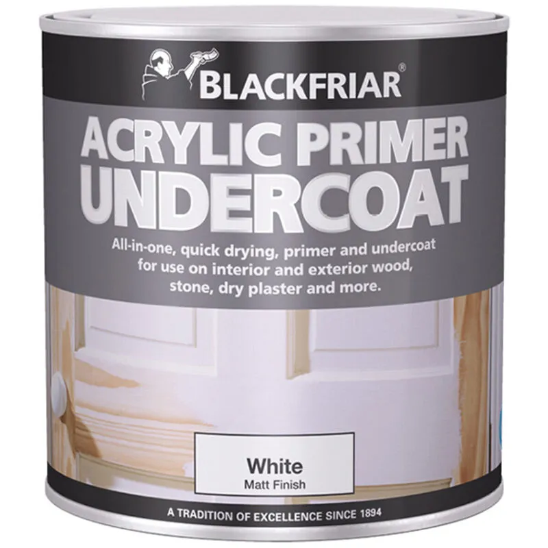Blackfriar Quick Drying Acrylic Primer Undercoat Grey 250Ml