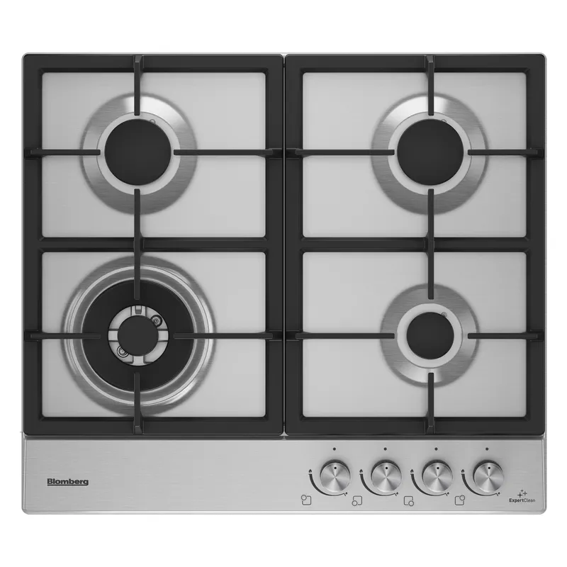 Blomberg GEN73415E 60cm 4 Burner Gas Hob in Stainless Steel