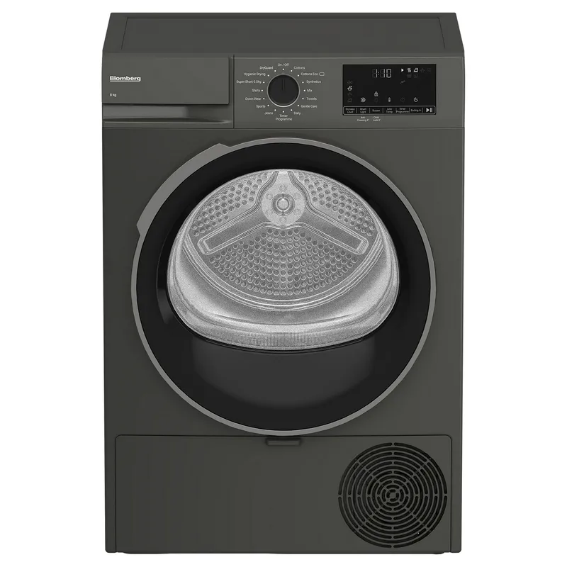 Blomberg LTA18321G 8kg Heat Pump Condenser Dryer Graphite A Rated Sens