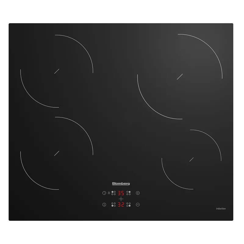 Blomberg MIN54308N 58cm Frameless 4 Zone Induction Hob - Black