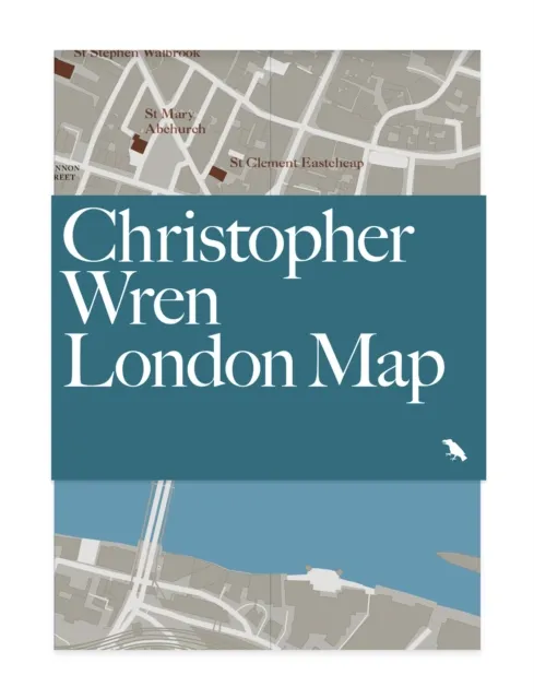 Blue Crow Media Christopher Wren London Map : Guide To The Architecture Of Christopher Wren In London