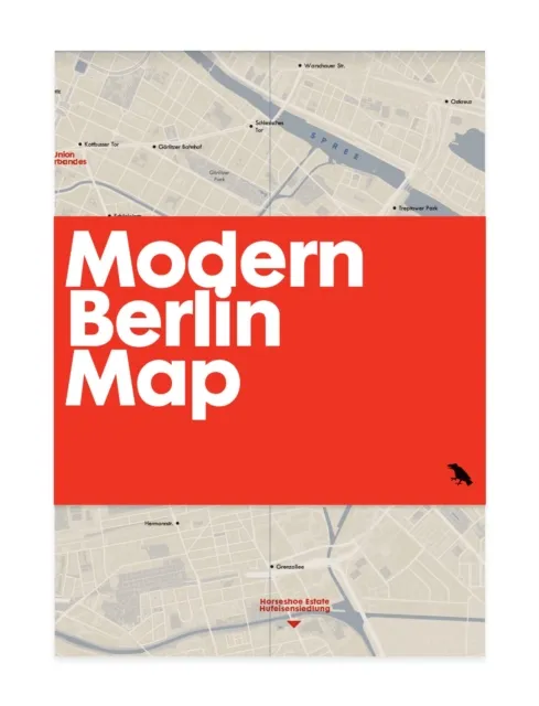 Blue Crow Media Modern Berlin Map : Guide To 20th Century Architecture In Berlin