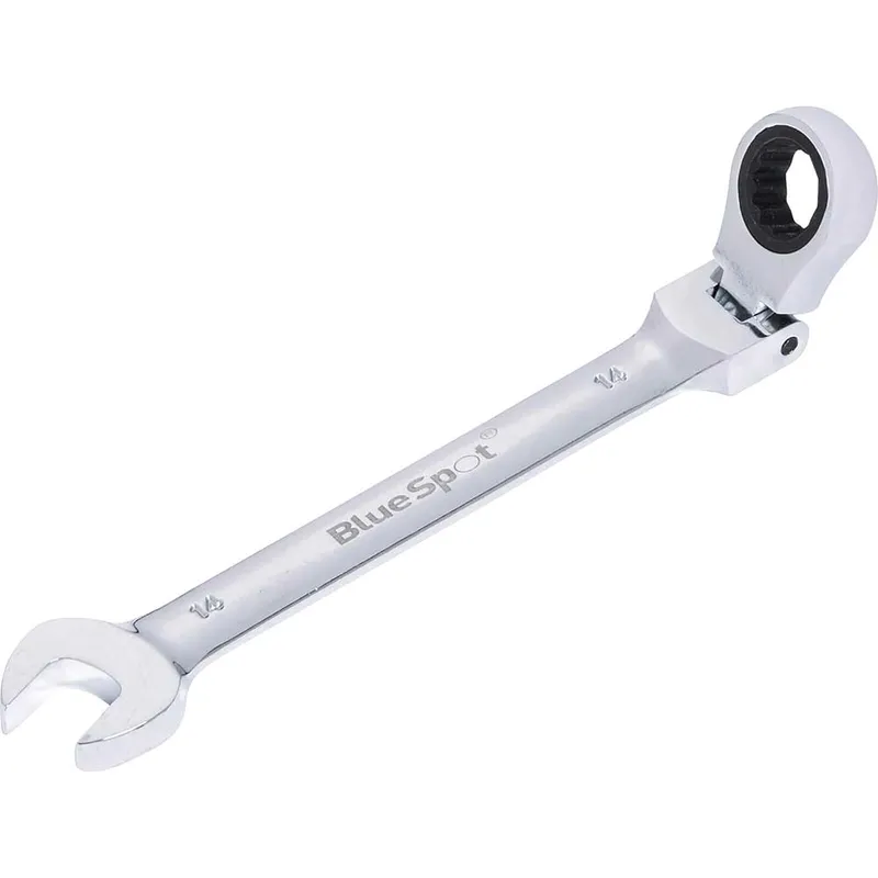 BlueSpot Tools 5109 180° Flexible Head Ratchet Spanner 14mm
