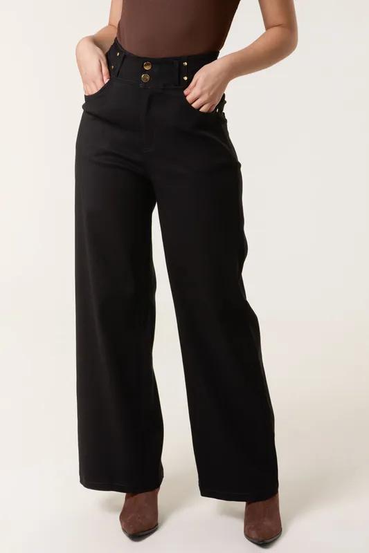 Blue Vanilla Women's Black High Waisted Jeans Size: 12 Black 12