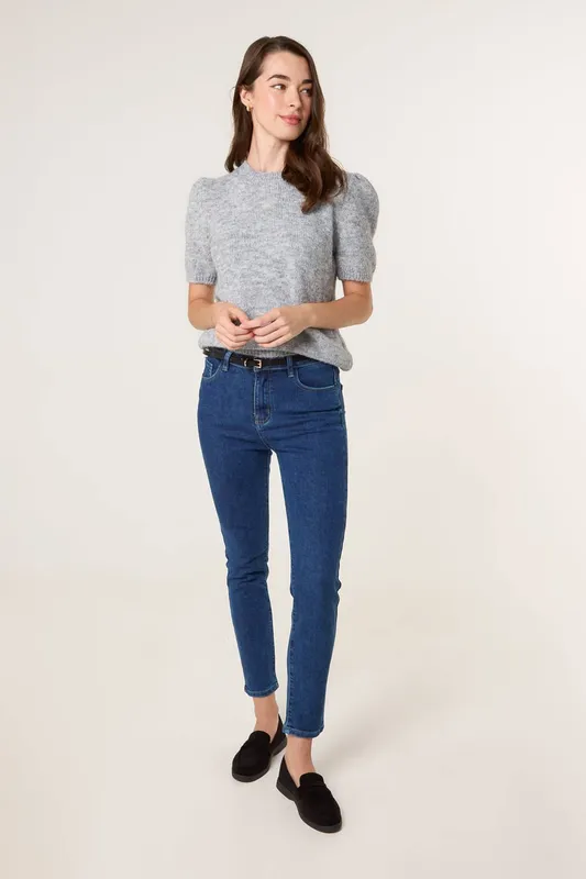 Blue Vanilla Women's Blue Skinny Jeans Size: 6 - Blue - Size: 6