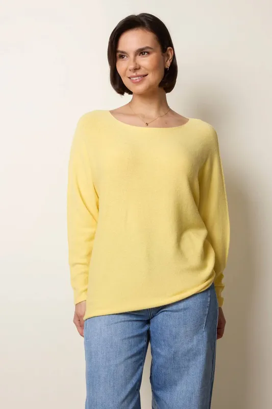 Blue Vanilla Women's Lemon Round Neck Jumper Lemon female