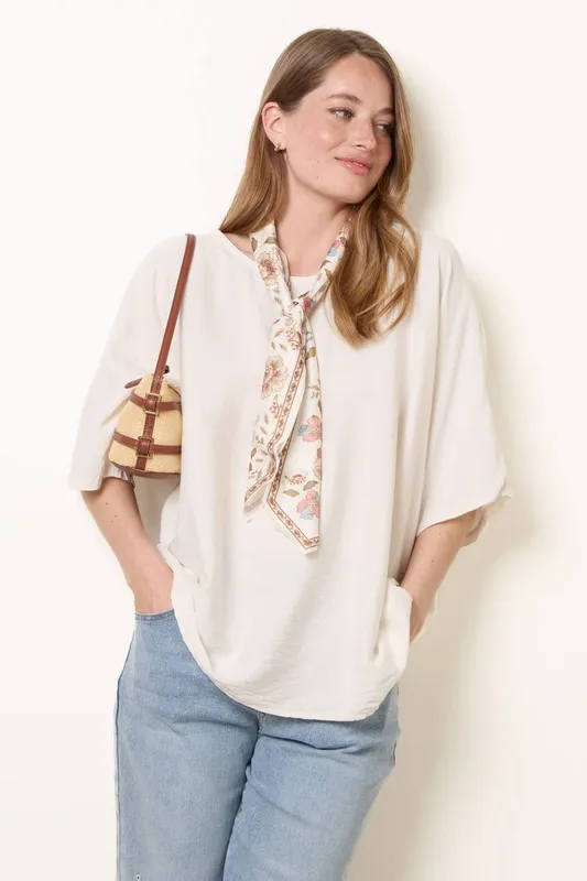 Blue Vanilla Women's Stone Scarf Viscose Top - Stone - Size: One Size