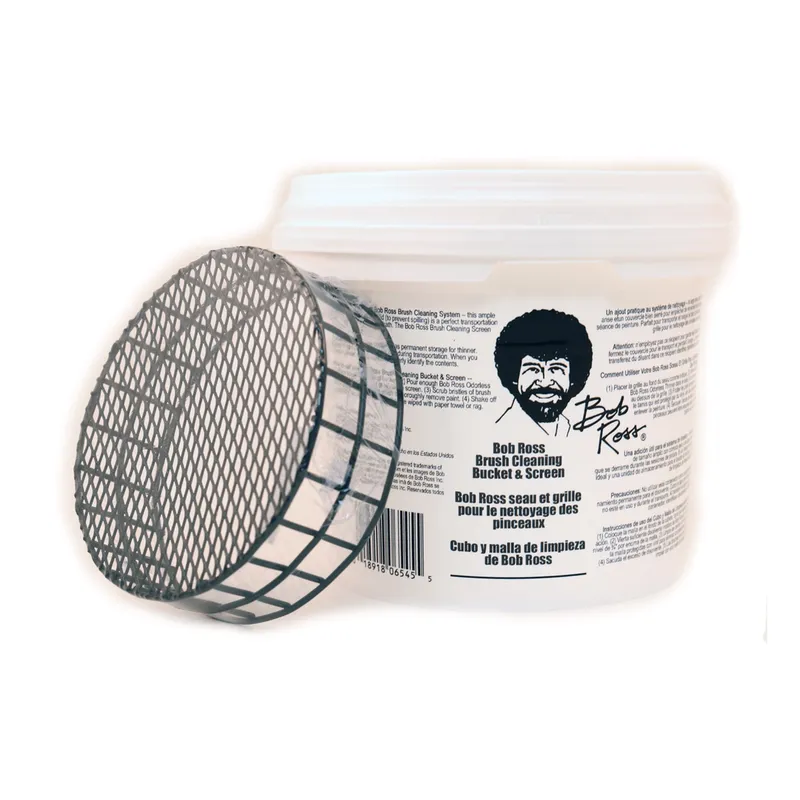 Bob Ross : Brush Cleaning Bucket & Screen