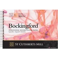 Bockingford : Watercolour Paper : Spiral Pad : 300gsm : A3 : Hot Pressed