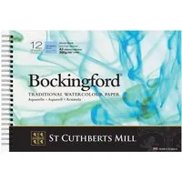 Bockingford Watercolour Colour Spiral Pads - Cold Pressed (Not) - 12 Sheets