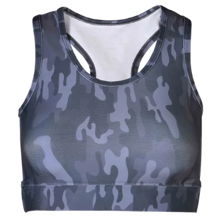 Bodyboo Sports Bra - Grey Camo