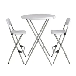 Bolero Folding High Stools (2 Pack)