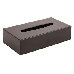 Bolero Hotel Complimentary Black Rectangular Tissue Holder
