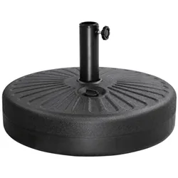Bolero Parasol Base Black - 20Ltr