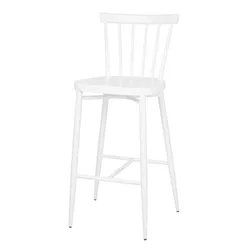 Bolero Windsor Aluminium White High Stools (2 Pack)
