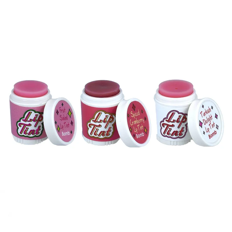 Bomb Cosmetics Flavoured Lip Tint Balm 3pc in Clear Clear
