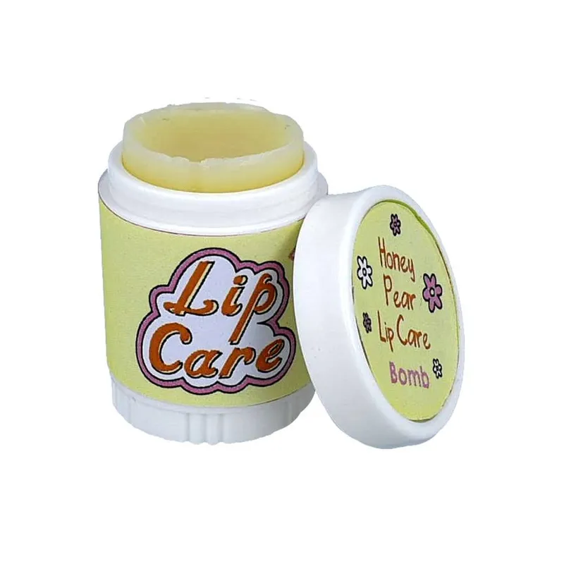 Bomb Cosmetics Lip Care Honey Pear in Yellow - Yellow