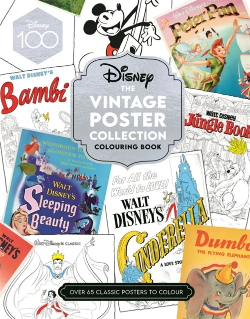 Bonnier Books Ltd Disney The Vintage Poster Collection Colouring Book