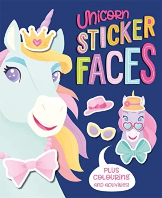 Bonnier Books Ltd Unicorn Sticker Faces