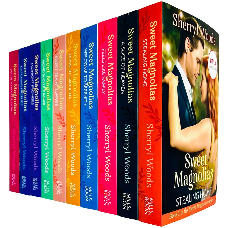Boon Sweet Magnolias Series 10 Books Collection Set By Sherryl Woods
