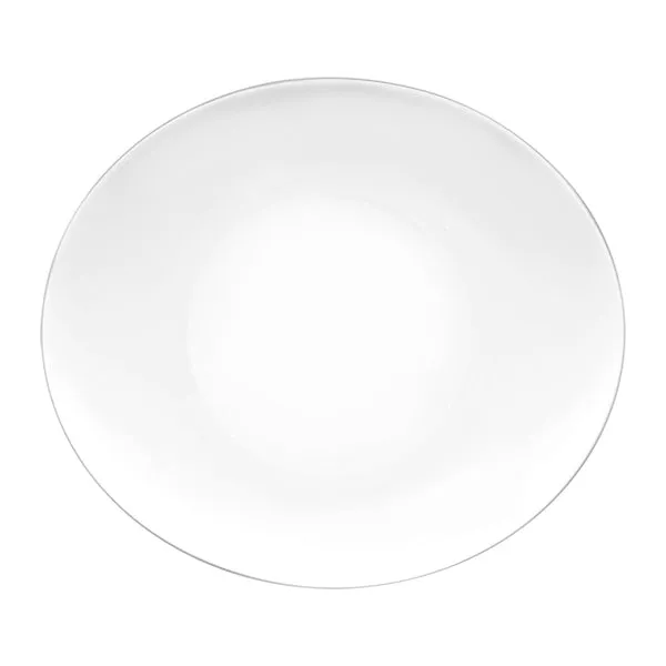 Bormioli Rocco 27cm White Prometeo Glass Dinner Plates - Pack of Six