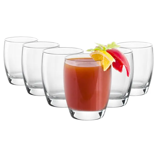 Bormioli Rocco 300ml Fiore Tumbler Glasses - Pack of Six