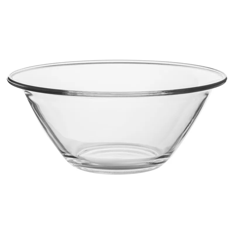 Bormioli Rocco 4L Clear Mr Chef Glass Nesting Mixing Bowl