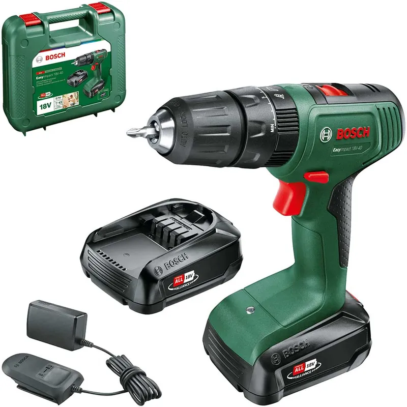 Diy easyimpact 18V-40 18v Combi drill 13mm keyless chuck - Bosch