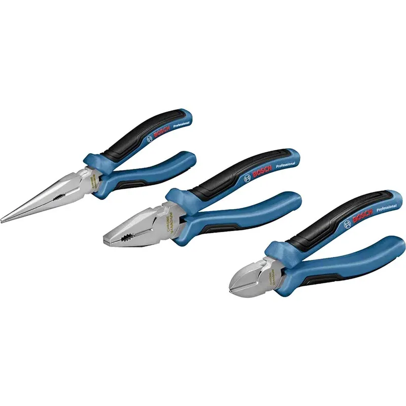 Bosch Professional 3 Piece Plier Set