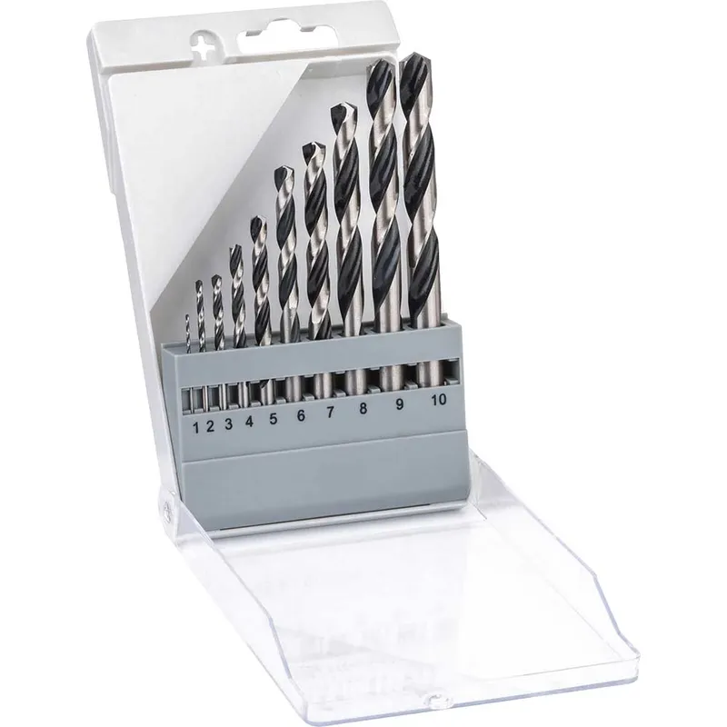 Bosch Pro Metal drill bit set Hss-R 1-10mm 10 pcs