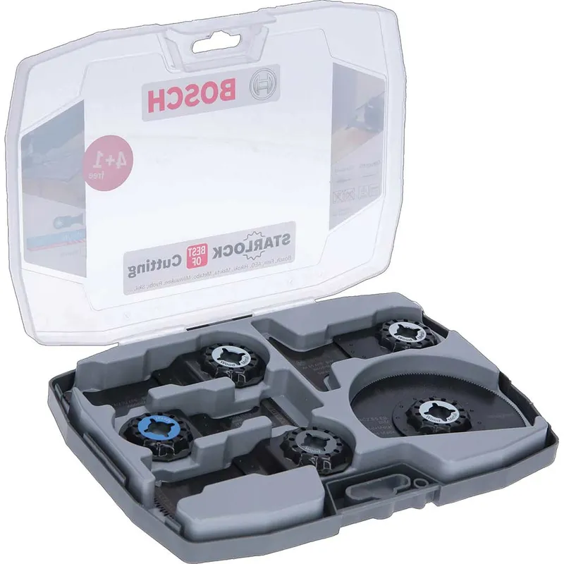 Bosch - 2608664131 5 Piece Starlock Best of Cutting Multi Tool Blade Set + Case