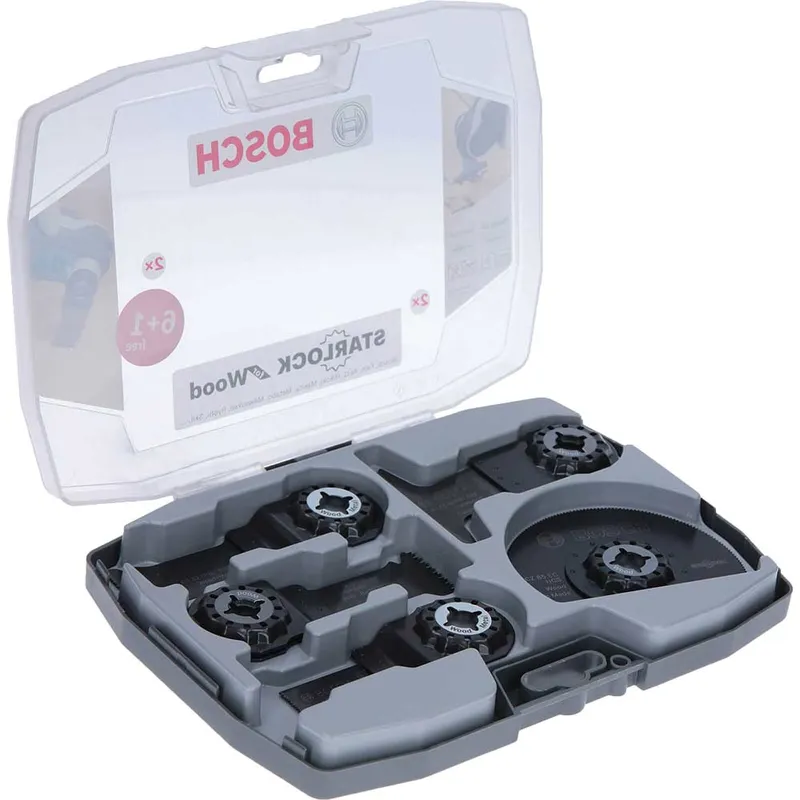Bosch 2608664623 Best of Wood Plunge Saw Blade Set 7-Piece Starlock