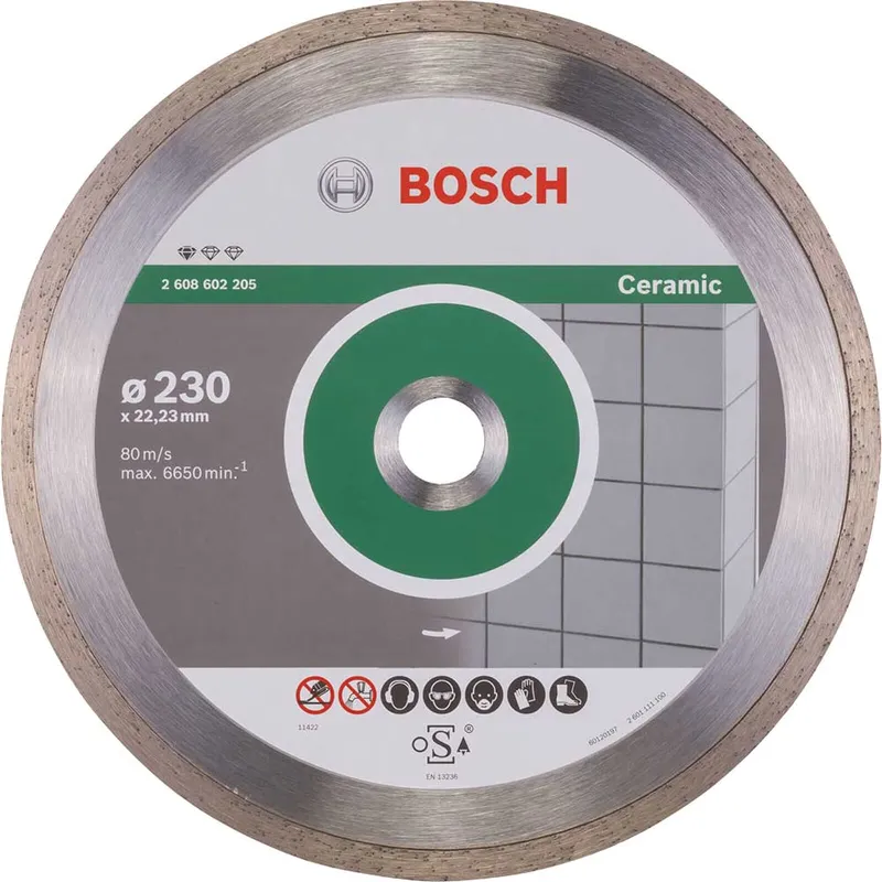 Bosch Diamond cutting discs Standard for Ceramic diamond cutting disc 2608602205