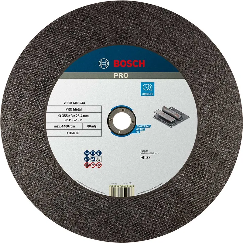 Bosch 2608600543 Cutting Disc 355mm Steel For Angle Grinder