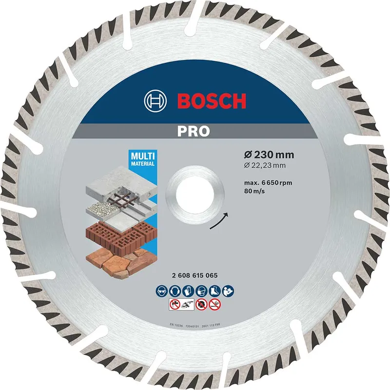 Bosch 2608615065 Standard Diamond Disc 230mm 22.23mm Angle Grinders
