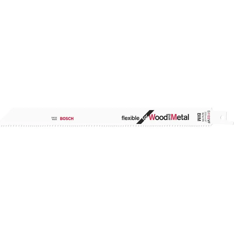 Bosch 2608654981 Sabre Saw Blades 5-PaC.K Flexible Wood/Metal 225mm