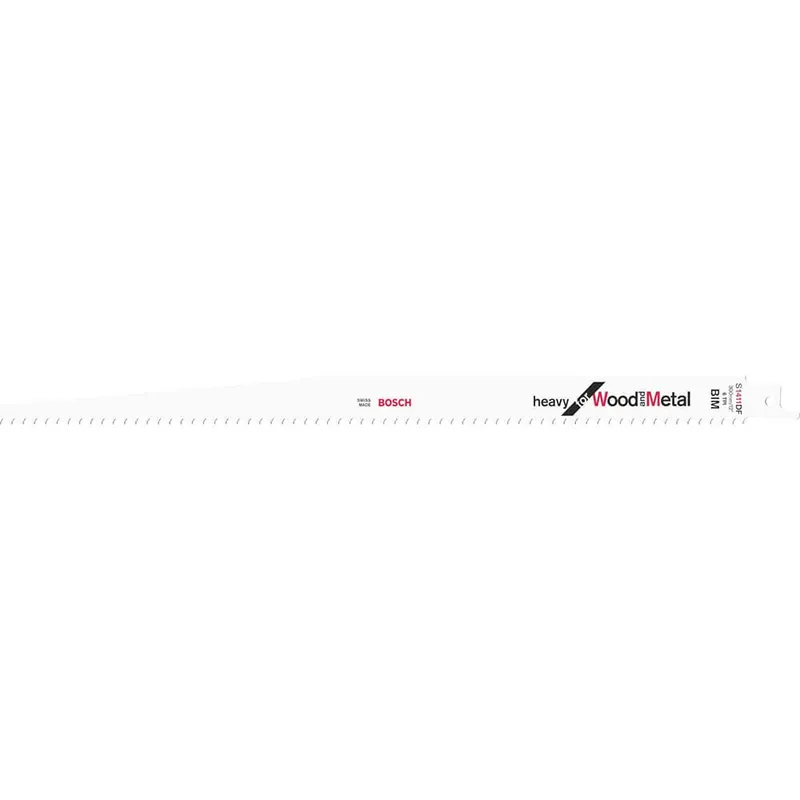 Bosch 2608654834 Sabre Saw Blade S1411DF BiM Wood/Metal 300x1.25mm...
